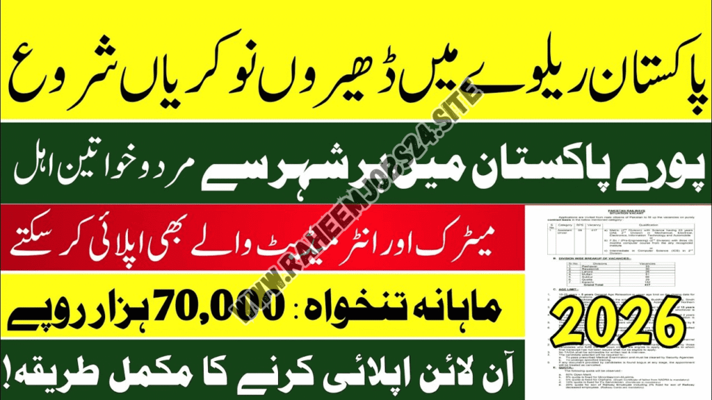 Pakistan Railway Jobs